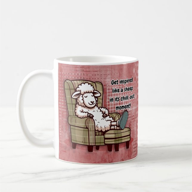 Mug Oveja de relax (Gauche)