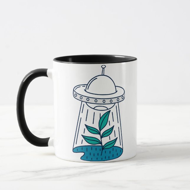 Mug OVNI Aliens (Gauche)