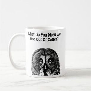 Mug Owl Face Animals café humoristique