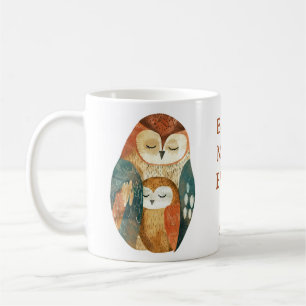 Mug Owl Famille Meilleure maman Ever Mère Nom de la Fê
