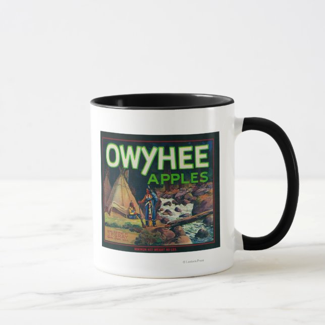 Mug Owyhee Apple Crate LabelNampa, ID (Droite)