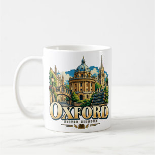 Mug Oxford Royaume-Uni Voyage Art Monument Historique