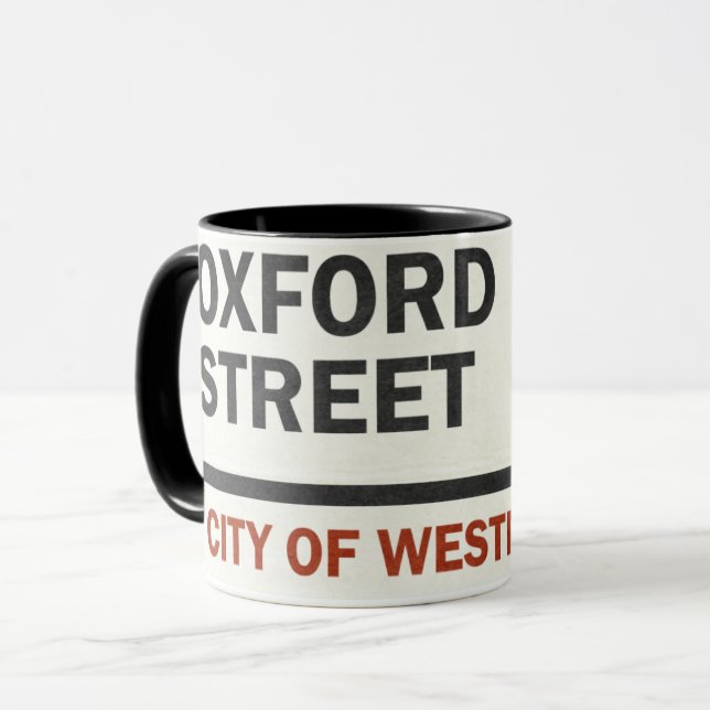 Mug Oxford Street Sign  (Devant gauche)