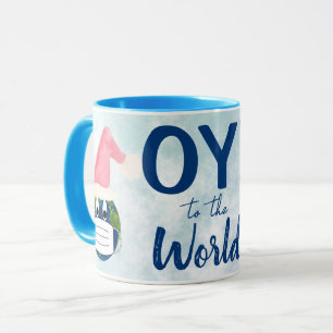 Mug OY ! au monde. Vacances amusantes Terre & Masque V