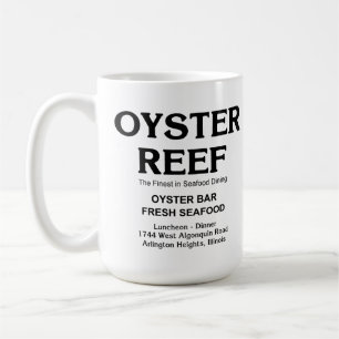 Mug Oyster Reef, Repas de fruits de mer, Arlington Hei