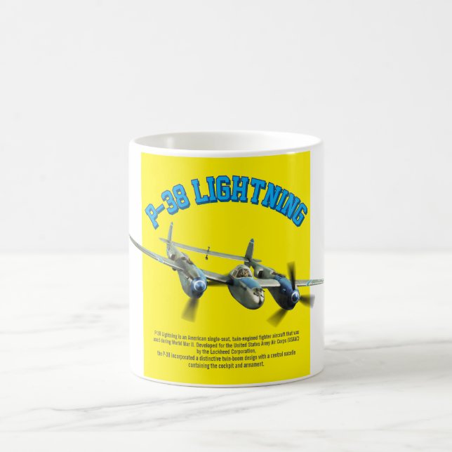 Mug P-38 Lightningマグカップ (Centre)