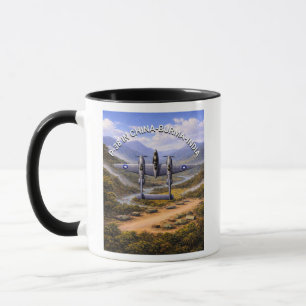 Mug P-38 Lightning Chine Birmanie Inde Campagne