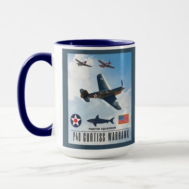 MUG P-40 CURTISS WARHAWK SQUADRON (Gauche)