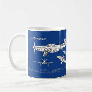 Mug P-51D Mustang - Plan d'avion ABD