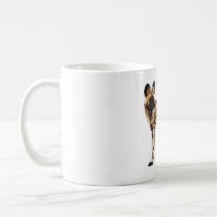 Mug P est pour chien peint