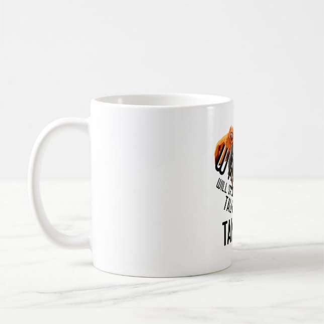 Mug P est pour le gardien de primates (Gauche)