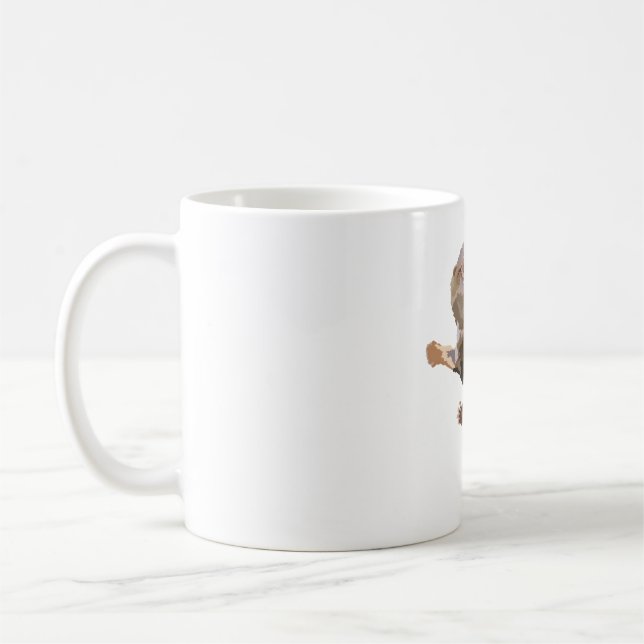 Mug P est pour Pygmy Marmoset (Gauche)