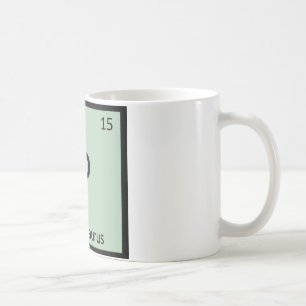 Mug P - Plesiosaurus Dinosaure Chimie Tableau Périodiq