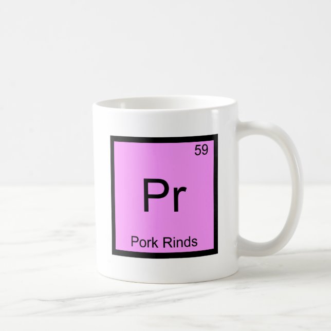 Mug P.R. - Pièce en t drôle de symbole d'élément de (Droite)