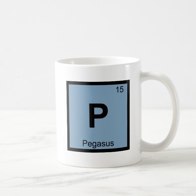 Mug P - Symbole de tableau périodique de la chimie gre (Droite)