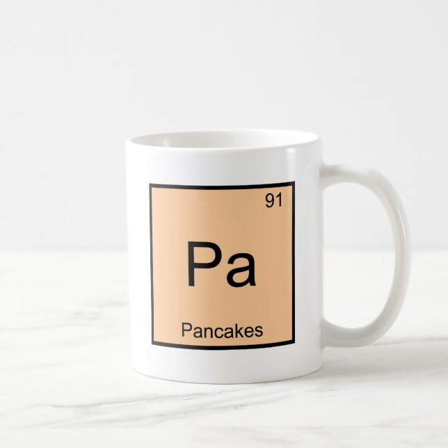 Mug PA - Pièce en t drôle de symbole d'élément de (Droite)