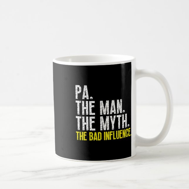 Mug Pa The Man The Myth The D Influence Cool Drôle (Droite)