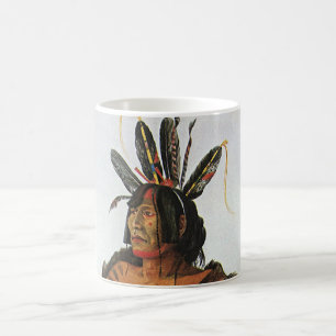 Mug Pachtuwa-Chta, Portrait d'un guerrier arikara par 