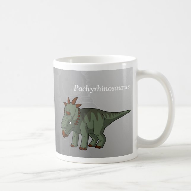 Mug Pachyrhinosaurus dinosaure (Droite)
