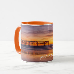Mug Pacific Beach Pier Californie Sunset San Diego