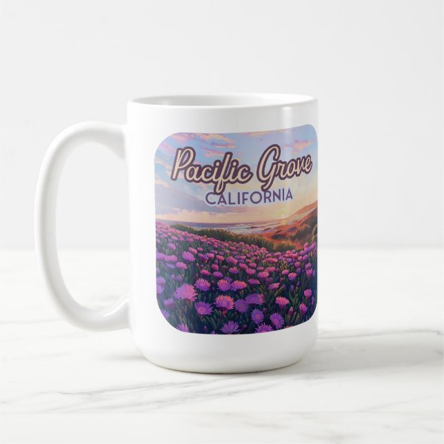Mug Pacific Grove California Monterey Magique Purple (Gauche)