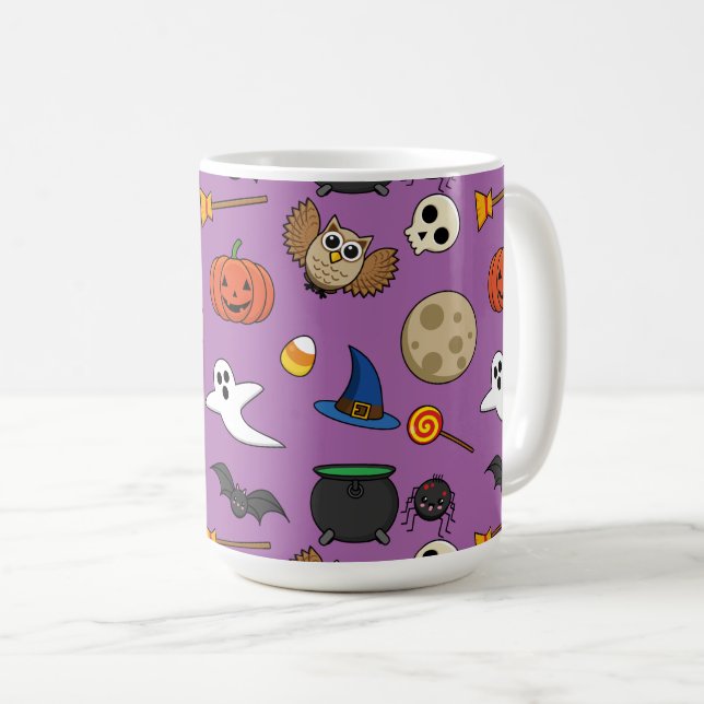 Mug Pack Halloween Kawaii (Devant droit)