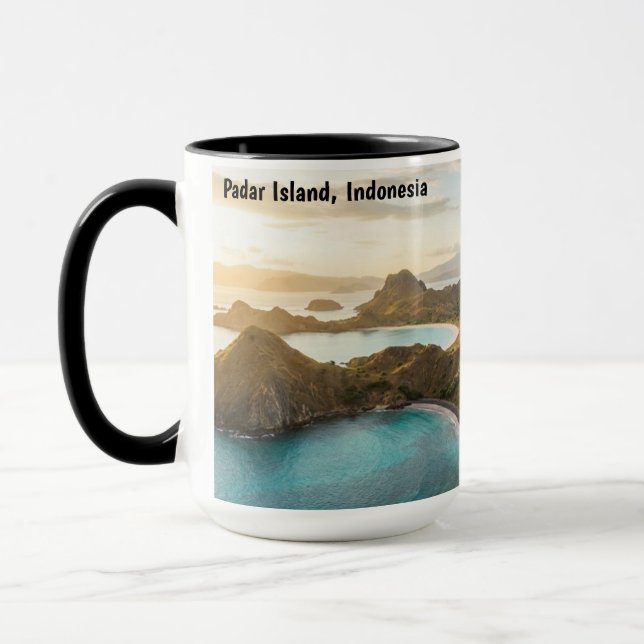 Mug Padar Island Sunset Landscape Canvas (Gauche)