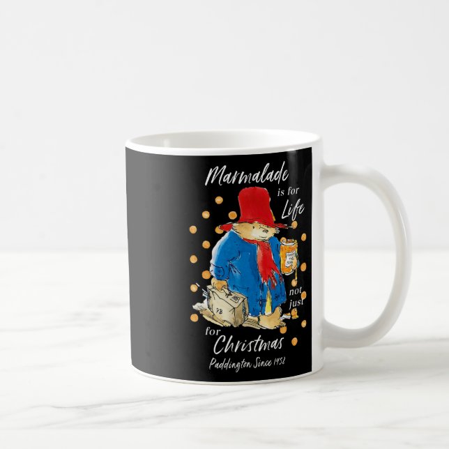 Mug Paddington Bear Xmas Marmalade For Life Cute Merry (Droite)