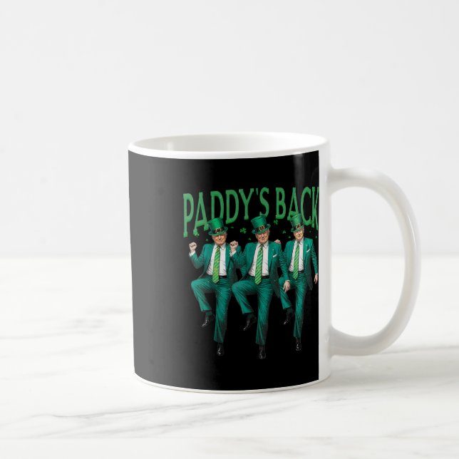 Mug Paddle Dancing Trump Jour de la Saint Patrick Iris (Droite)