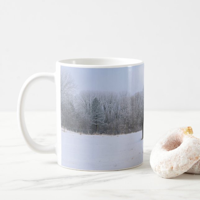 Mug Paddock couvert de neige (Avec donut)