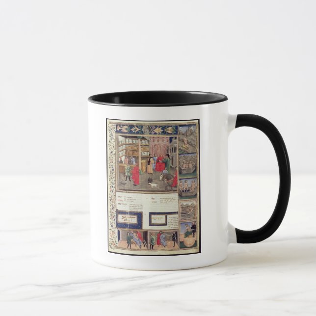 Mug Page de "Canon de médecine" par Avicenna (Droite)