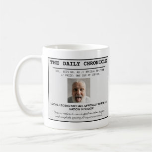 Mug Page de première de journal vintage amusant pour u