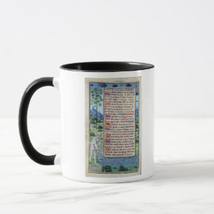 Mug Page du texte latin avec la frontière
