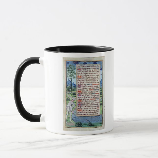 Mug Page du texte latin avec la frontière (Gauche)