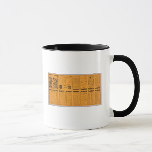Mug Page texte Central Vermont, Grand Trunk Line (Droite)