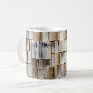 Mug Pages de livres vintages ouverts