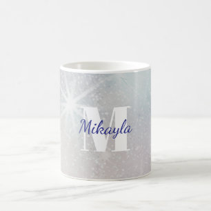 Mug Paillettes argentées avec étoiles