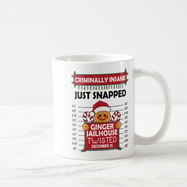 Mug Pain d'épices de Noël Homme Ginger Jailhouse Crimi (Droite)