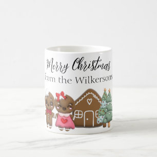 Mug Pain d'épices Personnes Joyeux Noël Nom personnali
