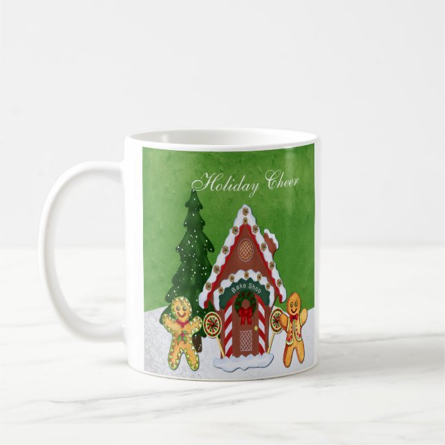 Mug Pain d'épices, peuple et maison (Gauche)