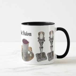 Mug Pain du sabbat, couteau, vin, et bougies de