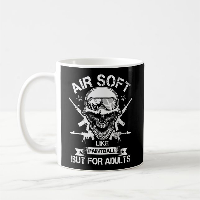 Mug Paintball Airsoft Pour Adultes Guns Air Guns Shoot (Gauche)