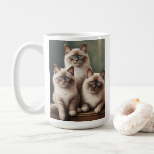 Mug Paire adorable de Ragdoll Kittens Chat doux