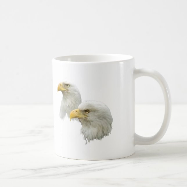 Mug Paire d'aigle à tête blanche (Droite)