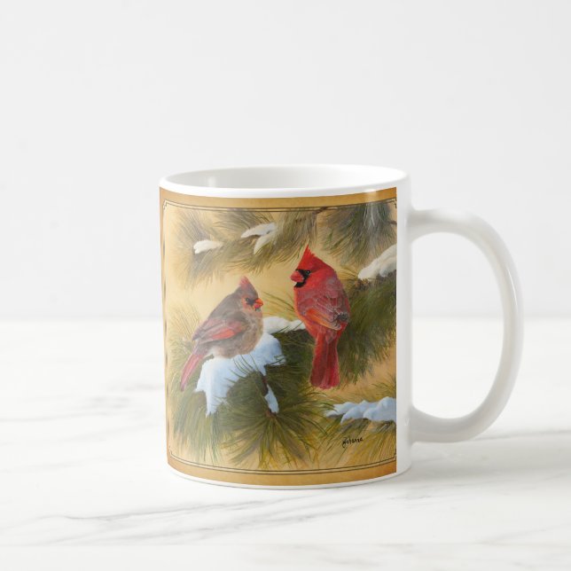 Mug Paire de cardinaux (Droite)