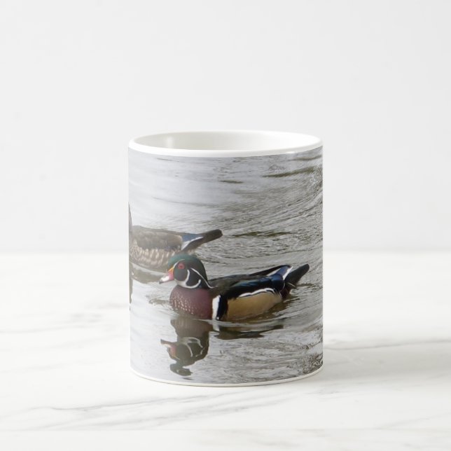 Mug Paires de canard en bois (Centre)