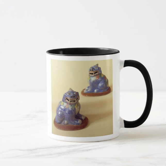 Mug Paires de chiens chinois de cloisonne, XVIIIème (Droite)