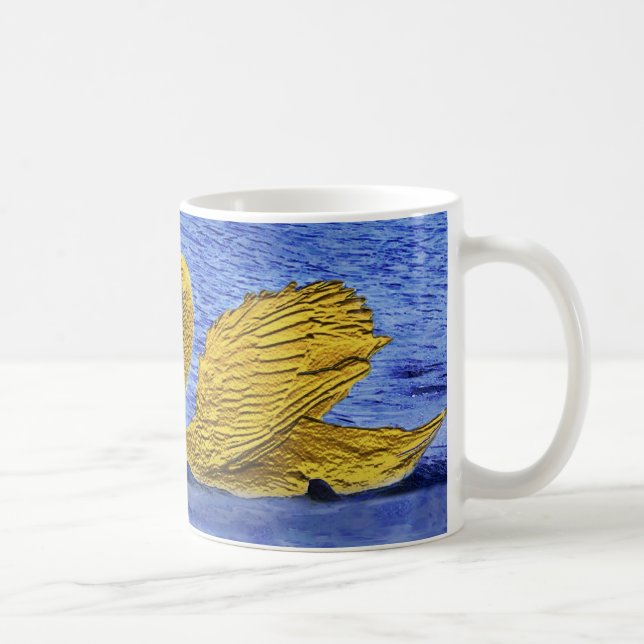 Mug paires de cygnes d'or (Droite)