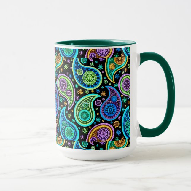 Mug Paisley coloré 2.0 (Droite)