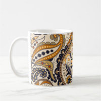 Paisley Floral : Conception colorée et transparent